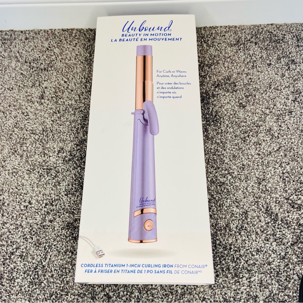 Unbound Cordless Titanium 1" Curling Iron